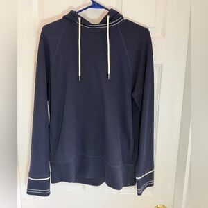 Banana Republic Dark Blue Hoodie with White Accents